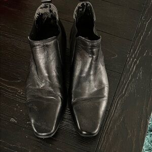 Steve Madden Men's Black Leather Chukka Boot